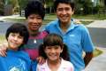 090-1987-Me-my-kids-outside-Janus-St-home