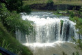 Falls from the lookout.